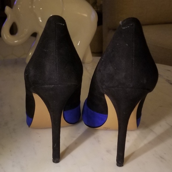 BCBGeneration PL-Bali Black/Cobalt Pumps - Picture 3 of 6